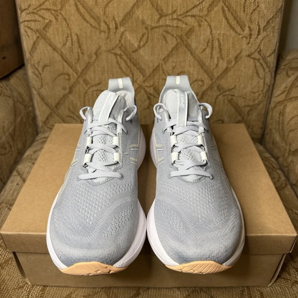 ASICS Gel-Nimbus 26 Shoes Women's 10.5 Grey Road Running Athletic Gym Sneakers